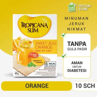 Tropicana Slim Sweet Jeju Orange 10 sch - Minuman Jeruk Tanpa Gula Pasir