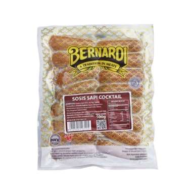 Bernardi Sosis Sapi Cocktail / Bernardi Beef Cocktail Sausage - 500 Gr