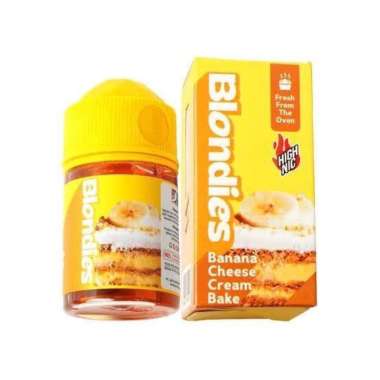 BLONDIES V2 3mg 6mg Banana Cheese Cream Bake 60ml Liquid Vape Keju Milks 3mg