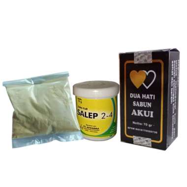 Sabun Sulfur sabun Belerang Bubuk gatal Akui Dua Hati Soap Salep 2-4 Paketan Salepnya Afifarma