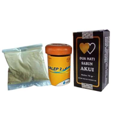 Sabun Sulfur sabun Belerang Bubuk gatal Akui Dua Hati Soap Salep 2-4 Paketan Salepnya Nufarindo