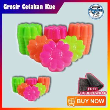 PROMO - ISI 12 PCS [SELUSIN] CETAKAN KUE |PUTU AYU |APEM |PUDING |LAPIS |BOLU KUKUS BUNGA MATAHARI B