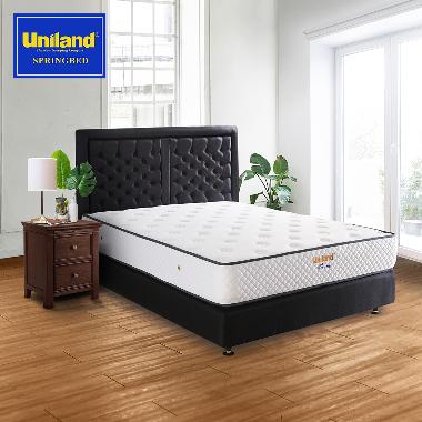 Uniland Springbed Rivera Brilliant Firmtop Spring Bed Full Set 160 x 200 Beige