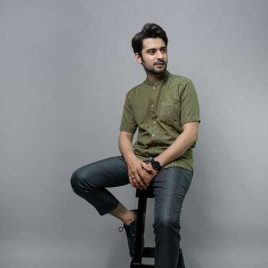 Katsae - Baju Koko Dewasa BARRON kemko Kemeja Koko Pria kemeja putih pria koko dewasa lengan pendek 