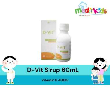 D VIT D-VIT Sirup 100 ml Syrup Vitamin D D3 400 IU