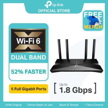 TP-LINK Archer AX23 AX1800 Dual-Band Wi-Fi 6 Router-New