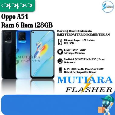 Oppo A54 Ram 6 Rom 128GB Crystal Black