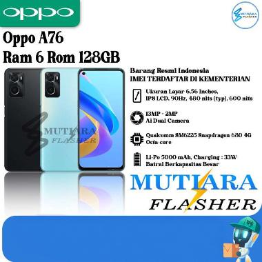 Oppo A76 Ram 6 Rom 128GB Midnight Blue