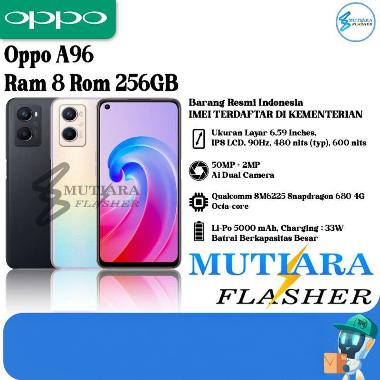 Oppo A96 Ram 8 Rom 256GB Perak