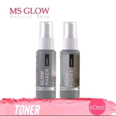 Toner Ms Glow Whitening Glowing Acne MsGlow TONER GLOWING