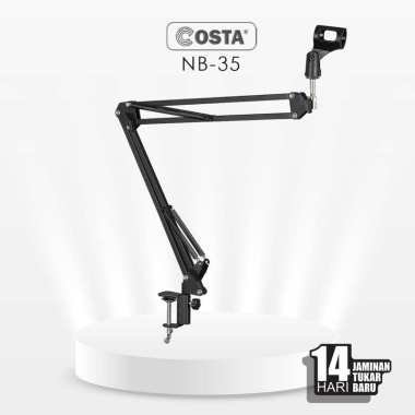COSTA NB-35 Stand Mic Meja klip / Boom Arm Microphone suspension Podcast,Gaming