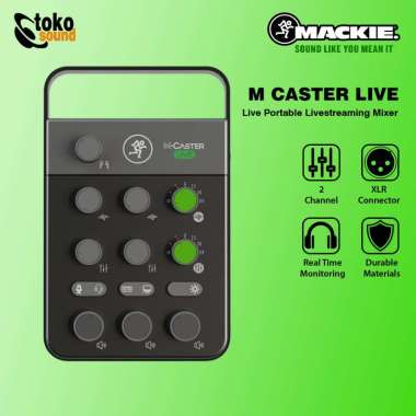 Mackie M CASTER M-CASTER MCASTER LIVE Portable Live Streaming Mixer Black