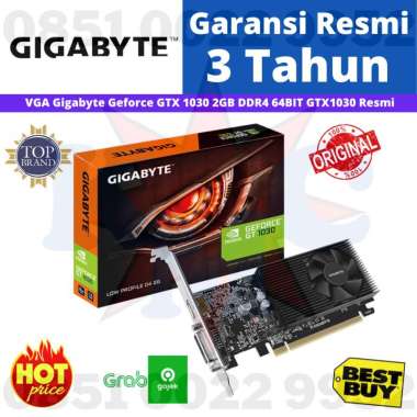 VGA Gigabyte Geforce GT 1030 2GB DDR4 64BIT GT1030 Resmi