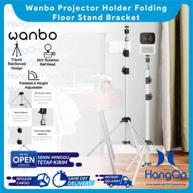 Wanbo Projector Holder Folding Floor Stand Bracket Tripod Proyektor