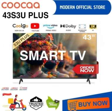 COOCAA 43S3U Smart TV 43inch 43 S3U Garansi Resmi 43S3U