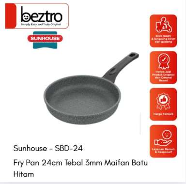 Sunhouse SBD24 β Marmer Die Casting Frypan 24cm