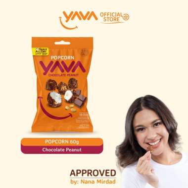 YAVA Popcorn Chocolate Peanut 60g