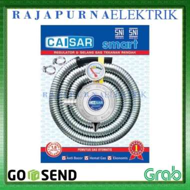 Regulator Kompor Gas CAISAR SMART meter SNI ORIGINAL Selang Paket