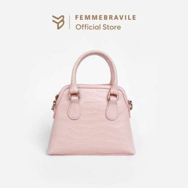 Femmebravile Sling Bag Tas Selempang Wanita Fashion Women Shoulder bag Femo Mini Plus Croco Bag Soft