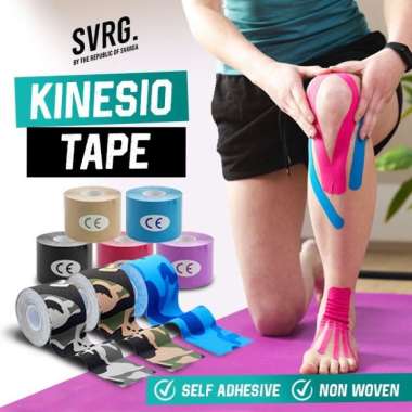 Svarga Kinesio Tape - Wrist Tape - Sport Tape - Kinesiology Tape Camo Black
