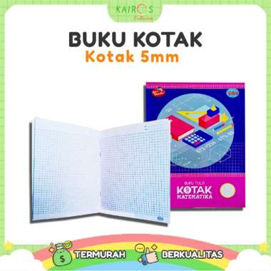 Buku Tulis Anak 1 Pack Sidu Perlengkapan Sekolah Buku Kotak Halus kotak 5mm