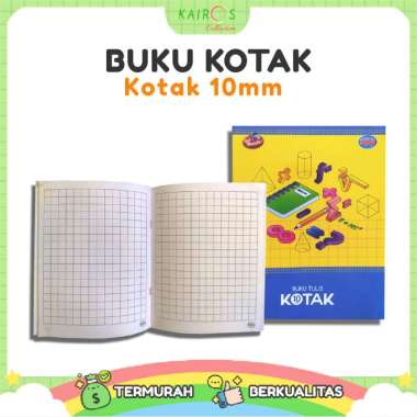 Buku Tulis Anak 1 Pack Sidu Perlengkapan Sekolah Buku Kotak Halus kotak 10mm