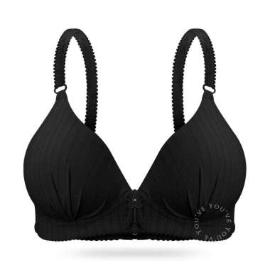 You’ve ( YouHave ) BH Wanita Bra Wanita Busa Tipis Tanpa Kawat Katun Jepang Seksi Cup B C Kait 3 100