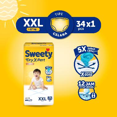 Promo Harga Sweety Bronze Pants Dry X-Pert XXL34 34 pcs - Blibli