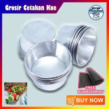 ISI 20 pcs CETAKAN ROTI KUKUS BOLU UK.PENDEK MOTIF BUNTU KECIL