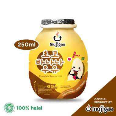 Mujigae Susu Coklat Rasa Pisang [250 mL]