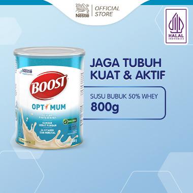 NESTLE BOOST Optimum Susu Bubuk Whey 50% Kaleng [800 g]