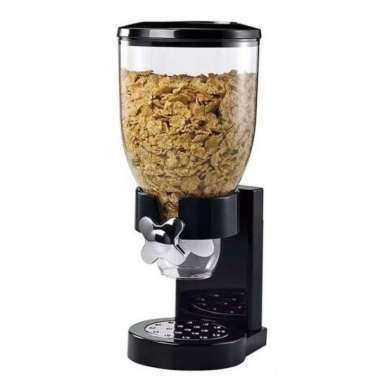 Tupper Cabinet Singel Dispenser Cereal Hitam