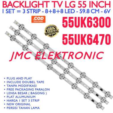 BACKLIGHT TV LG 55INC 55UK6300PTE 55UK6300 55UK