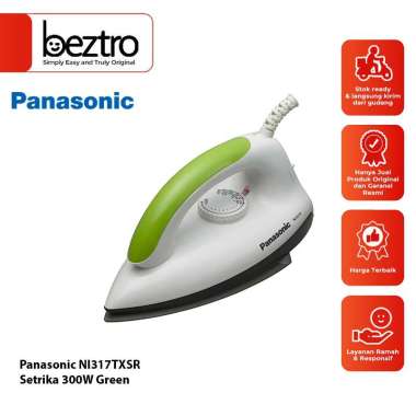 Panasonic Setrika NI317TXSR – Iron 300 Watt Non Stick Anti Lengket Low Watt Garansi Original