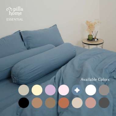 SPREI SET 160x200 Pilla Home Essential Aesthetic Polos Seprei Queen Lilac