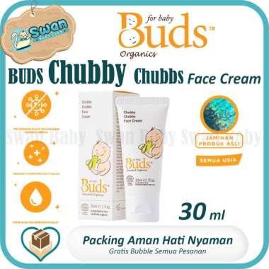 Buds Chubby Chubbs Baby Face Cream 30ml - Krim Wajah Bayi Organik