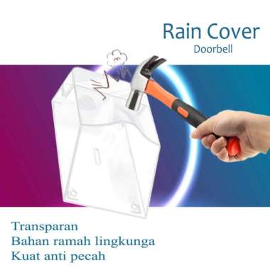 Bel Rain Cover Pelindung Tombol Bel Rumah Anti Hujan Transparan Kuat