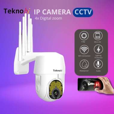 CCTV IP CAMERA WIFI PTZ Teknobi AUTO TRACKING Mengikuti Gerakan Cloud