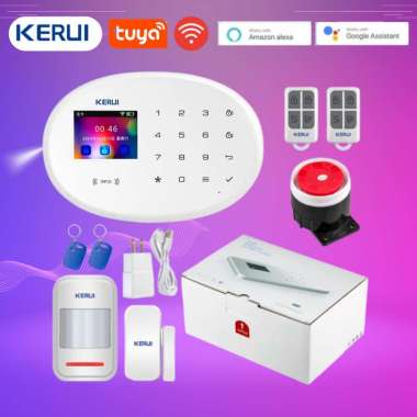KERUI W20 W 20 GSM WIFI RFID Home Alarm System Sensor Rumah Internet