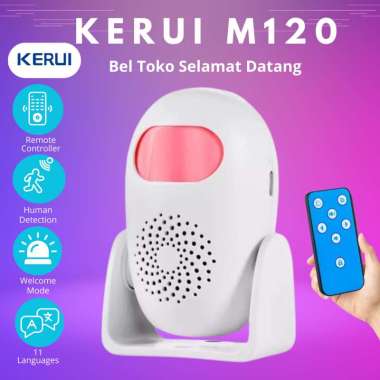 KERUI M120 Bel Toko Selamat Datang dan Alarm Sensor Gerak Remote Putih