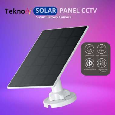 Solar Panel CCTV Charger Charging Baterai 5V Panel kit outdoor Tipe - C