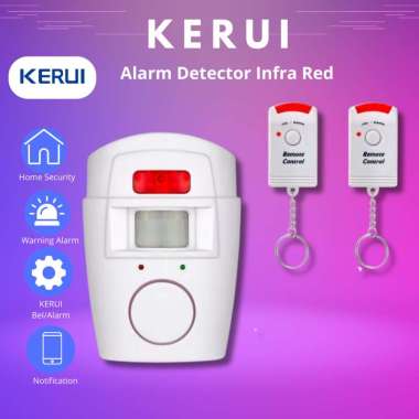 Wireless PIR Motion Sensor Gerak Alarm anti Maling Detector Remote