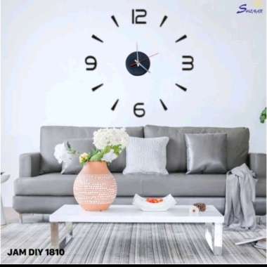 jam dinding tempel DIY jam dinding analog 3D modern love