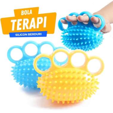 Bola Duri Karet Remas Terapi Tangan Stroke Untuk Motorik Otot Tangan Bola Duri Bulat
