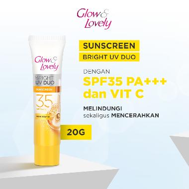 Glow & Lovely Ultimate UV Duo Krim Vit C & Niacinamide Sunscreen SPF 35 PA+++ [20 g]