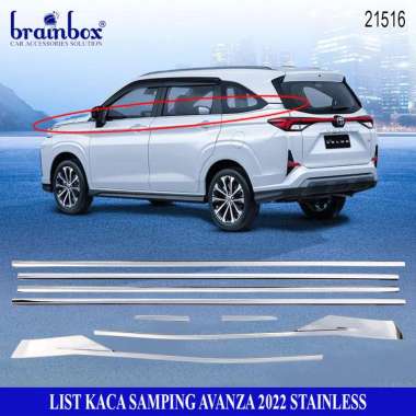List Kaca Samping Avanza 2022 Xenia Veloz Stailess Window Linear