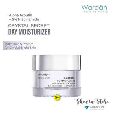 Wardah Crystal Secret Brightening Day Cream 30gr /White Secret Day Cream