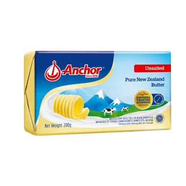 Anchor Unsalted Butter 200 gr