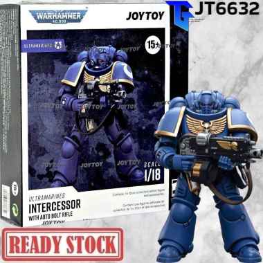 JOYTOY 1/18 Warhammer 40K Ultramarines Intercessors With Auto Bolt Rifle JT6632 Action Figure
