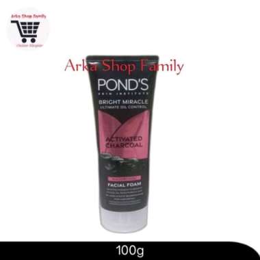 PONDS Pure Bright Facial Foam With Charcoal and Green Tea 100g